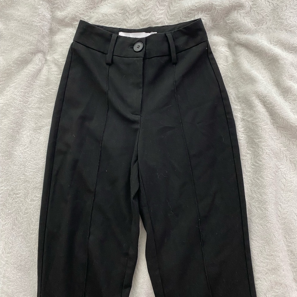 Bershka black trousers